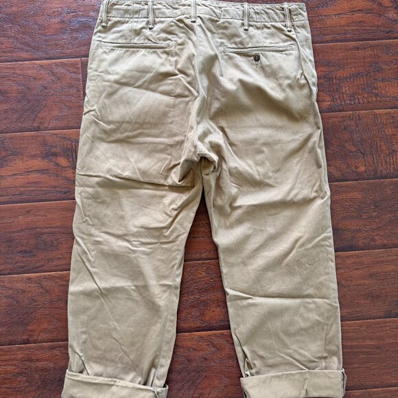 RRL Ralph Lauren Double RL Chino Pant - Brindle - 34 x 30 - Picture 2 of 7